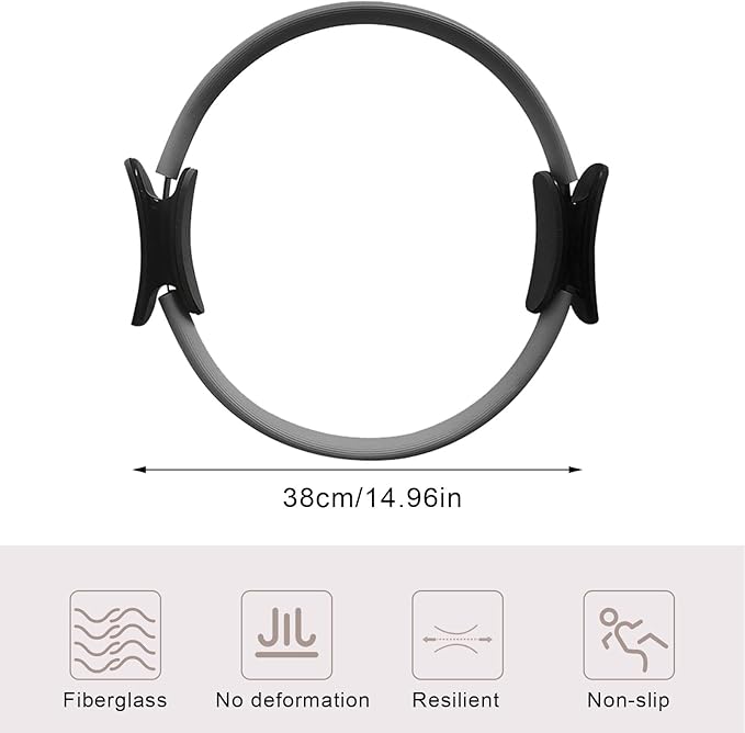 5Pcs Pilates Set for Women Men - Pilates 8-Shaped Resistance