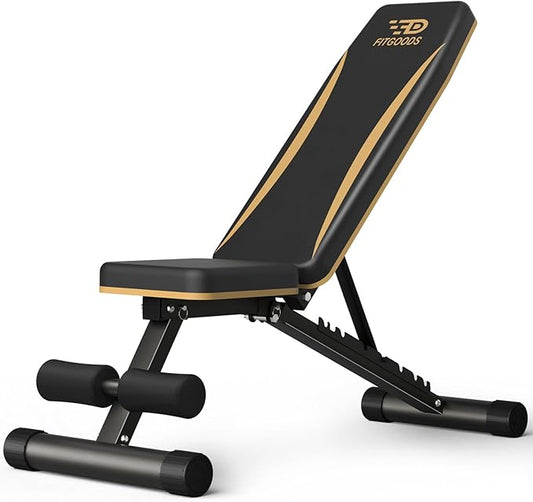 Adjustable Weight Bench - Heavy-Duty Foldable Workout Bench 660 LBS