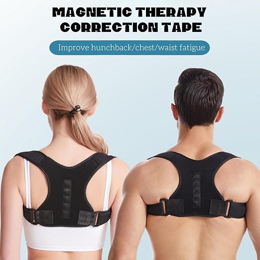 Male female posture corrector, adjustable upper backbreathable back support corrector, can relieve discomfort in the waist, neck, and shoulders