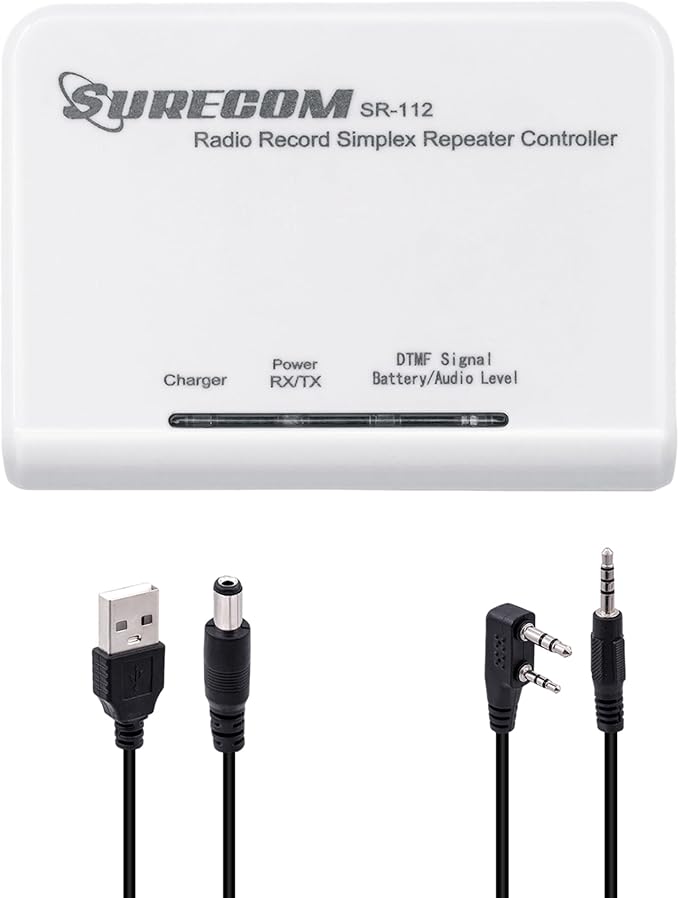 Mcbazel Surecom SR-112 Cross Band Radio Simplex Repeater 46-K Cable