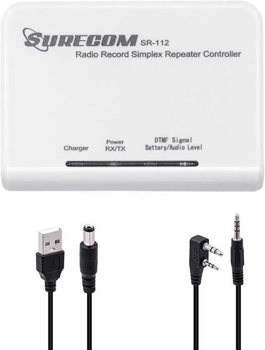 Mcbazel Surecom SR-112 Cross Band Radio Simplex Repeater 46-K Cable