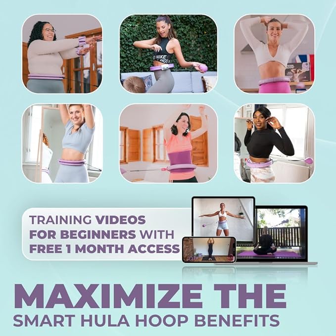 Swiss Activa+ Infinity Hoop Smart Weighted Hula Hoop