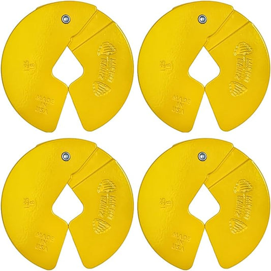 Micro Gainz Dumbbell Fractional 1.25lb Weight Plate, Ideal for Micro Loading, (Choose Color) 4 Piece Fractional Weight Plates, Designed for Dumbbell Training, Made In USA