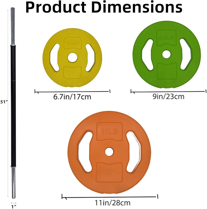 Adjustable Barbell Weight Set, Adjustable Free Weights for Home and Gym Workout