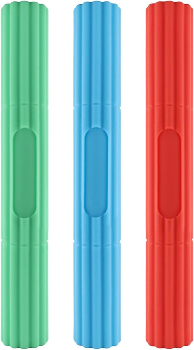 3pcs Flex Bar Tennis Elbow Therapy Bar 3 Resistance