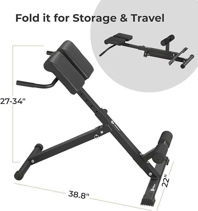 Lifepro Roman Chair Hyperextension Bench