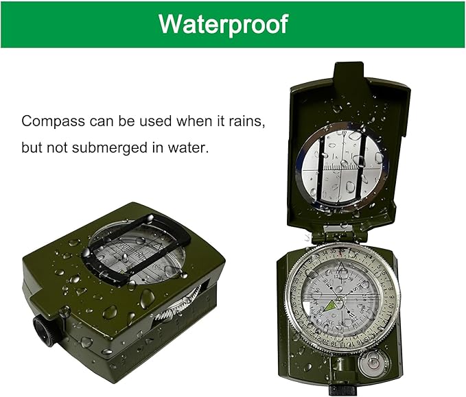 Military Compass, JYEASTZ Compass Military Grade for Hiking