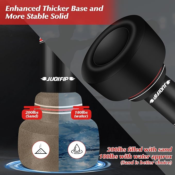 Heavy Punching Bag with Stand Adults Teens,70" Free Standing Boxing Bags,Kickboxing Training Equipment Bags for Men Training Thai Fitness Karate