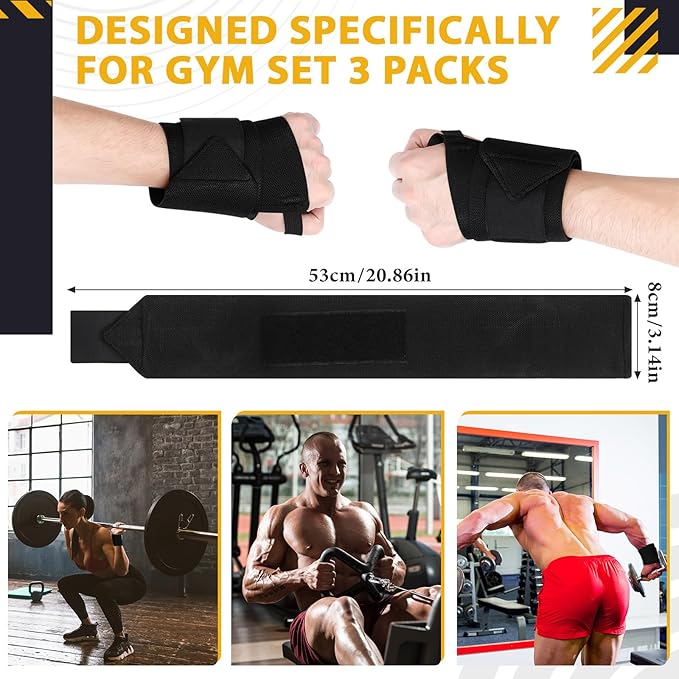 3 Pcs Gym Equipment for Weightlifting Include Weight 1 Pair 1 Pair