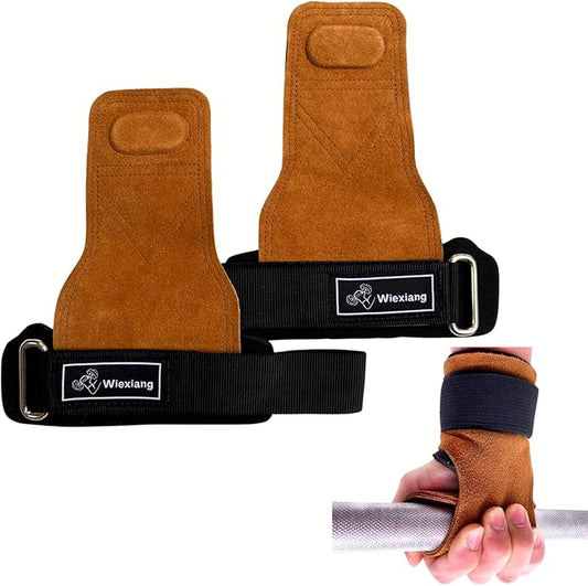 Adjustable Neoprene Padded Wrist straps for Weightlifting,Weight Lifting Straps Gym weight lifting wrist wraps，Gym Accessories for women for Men/Women(Pair)