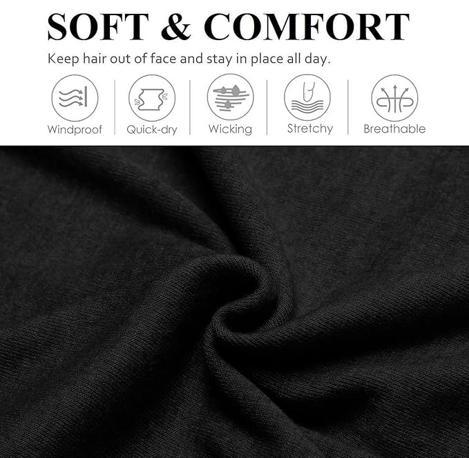 Headbands for Women 16 Pack Elastic Hair Bands for Women' Hair Non Slip Soft Cloth Fabric Head Bands Hair Accessories, Fashion Womens Headband