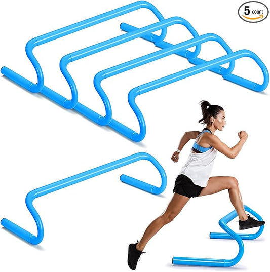 5 Pcs Speed Agility Training Hurdles Detachable Durable