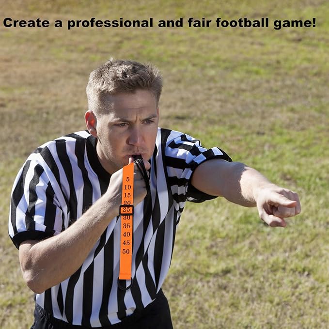 4pcs Football Chain Clips 12.8x0.98in Football