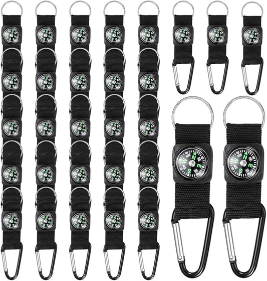 30 Pcs Belt Clip Compass Black Prize Belt