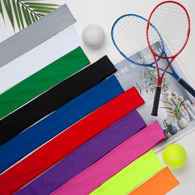 Head Ties Headband Sports Sweatband for Men Women, 3 Pack Adjustable Ninja Headband Karate Tie Back Sweat Wicking Workout Head Band for Basketball, Running, Tennis, Athletics