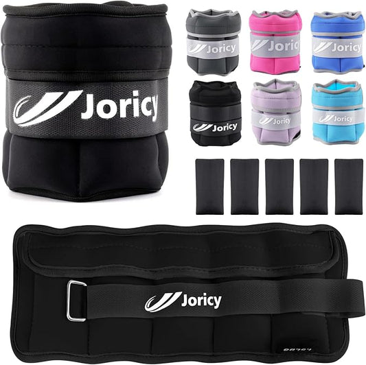 Adjustable Ankle Weights for Women Men Kids 1/2/3/4/5/6/8/10/12/20 1 Pair