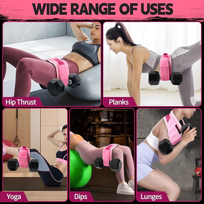 Hip Thrust Belt for Gym & Pilates