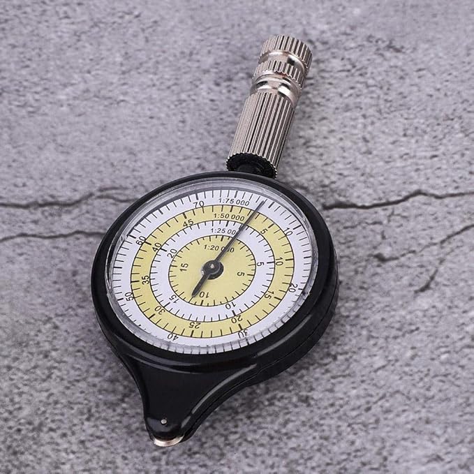 Map Measuring Gauge Meter Scale Mileage Odometer