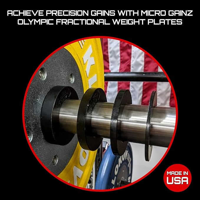 Micro Gainz Olympic Fractional Weight Plates Set 10 Piece