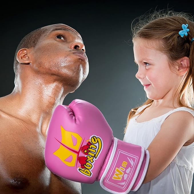 Kids Boxing Gloves, Boxing Gloves for Kids 5-13 Years Boys Girls Boxing Training Gloves for Punching Bag Kickboxing Muay Thai 4oz 6oz