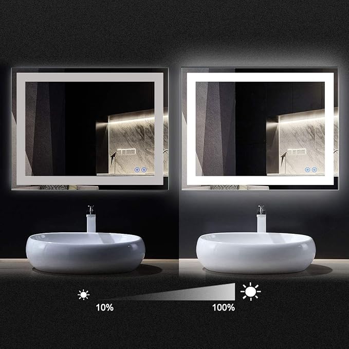 36 x 28 in Horizontal LED Lighted Bathroom Function(C-CK150-C) (36 (36 x 28 in)