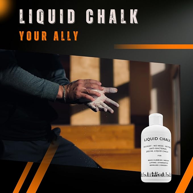 Liquid Chalk Weightlifting 250ML Gym Chalk Blocks Climbing Chalk Rock Climbing Chalk Lifting Chalk for Weightlifting Chalk Ball Spray Chalk Bulk Gymnastics Chalk Hand Chalk Holder Chalk Pole Sports