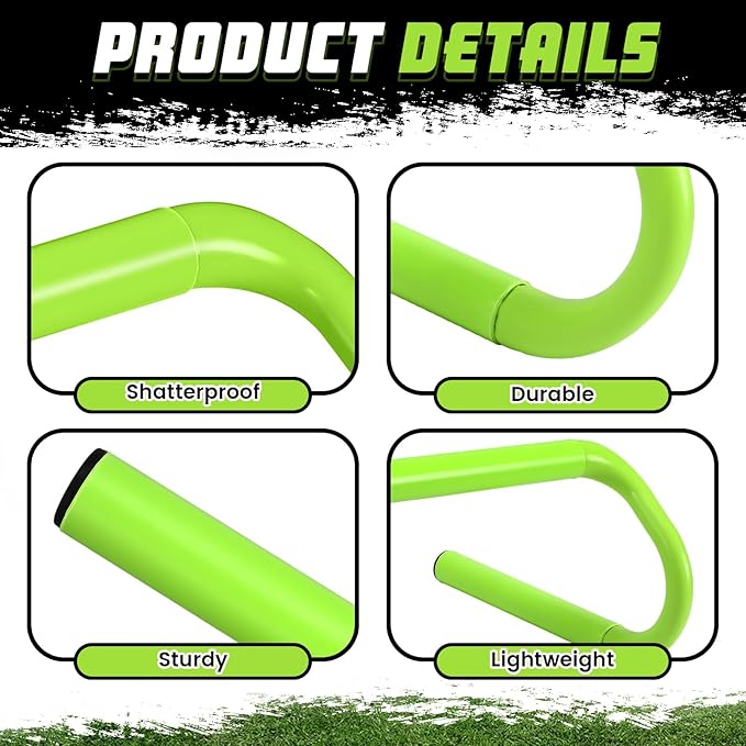 5 Pcs Speed Agility Training Hurdles Detachable Durable