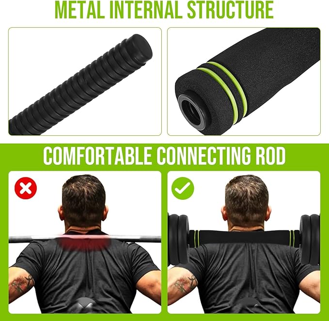 4-In-1 Adjustable Dumbbell Weights, Adjustable Dumbbell Set Used As Dumbbells, Barbells, Kettlebells and Push-Up for Home Gym, Round Head