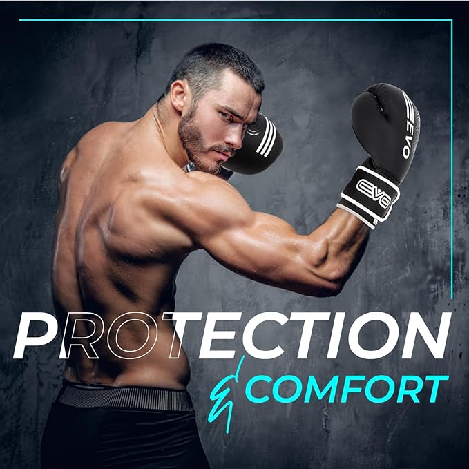 Matte Black Boxing Gloves Men Women MMA Muay Thai Martial Arts Kick Boxing Sparring Training Fighting Punch Bag Pink Gloves with Hand Wraps