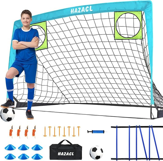Kids Soccer Goal for Backyard 9x5 FT