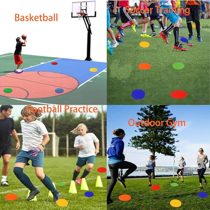 9" Poly Vinyl Spot Markers Training-18PCS