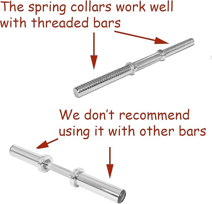 4pcs Spring Clip Collars 28 mm (1.1 inches)