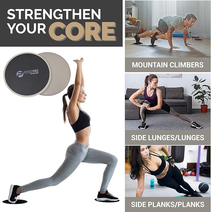 Limm Core Sliders for Working Out - Exercise 2) -
