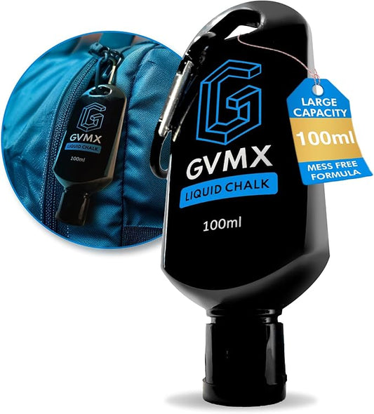 50ML/100ML/400ML Superior Grip Premium Liquid Chalk. Long Lasting Mess-Free Gym Chalk for Weightlifting, Gymnastics, Climbing. Fast Drying Refillable Gym Accessories. Package May Vary.