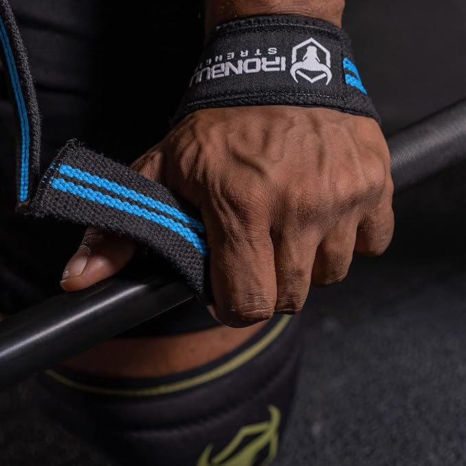 Lifting Straps (1 Pair) - Wrist Straps for Weightlifting - Lifting Straps Gym for Deadlift - Weight Lifting Straps for Weight Training - Gym Straps for Workout, Powerlifting, Strength Training and Bodybuilding - For Men and Women