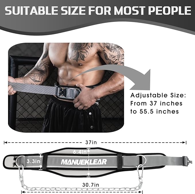 MANUEKLEAR All-Round Weighted Belt For Pullups