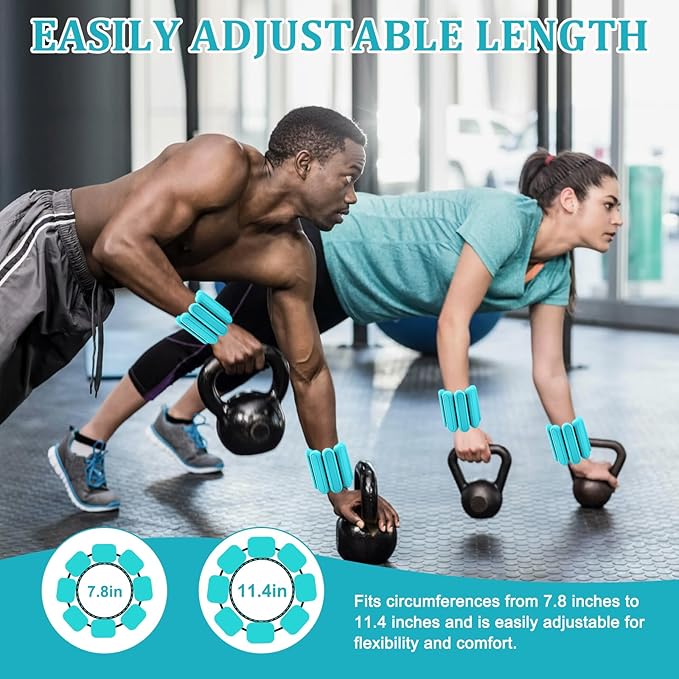 Adjustable Ankle Weights for Women Men Kids Wrist