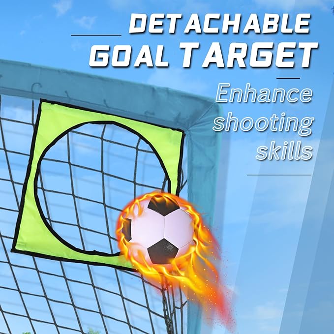 Kids Soccer Goal for Backyard 9x5 FT