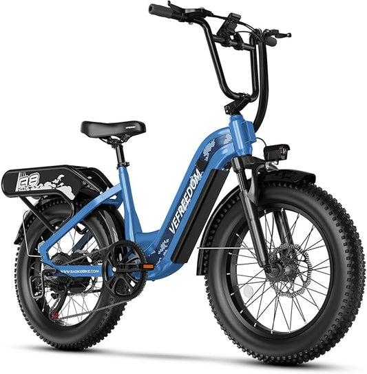 1500W Peak Motor Electric Bike for Adults Up to 80 Miles 30MPH Dirt Ebike 20" x 4 Fat Tire 48V 20Ah Removable Battery Mountain E Bike Commuter Full Suspension Bicycles for Men Women