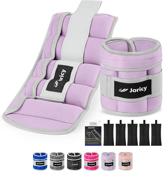 Adjustable Ankle Weights for Women Men 1 Pair 2 4 4 6 6 8 8 10 10 LBS 1-5 LB