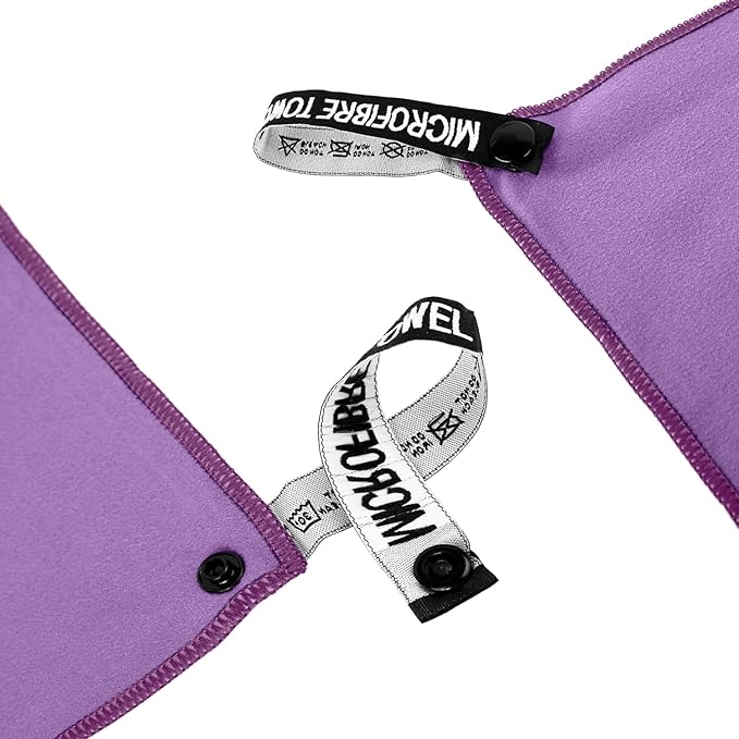 Microfiber Travel Towel (XL:30"×60" -Purple)
