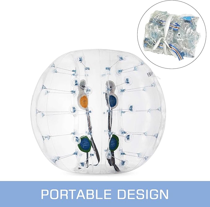 Happybuy Inflatable Bumper Ball 4 FT / 1.2M Diameter 5 Min,