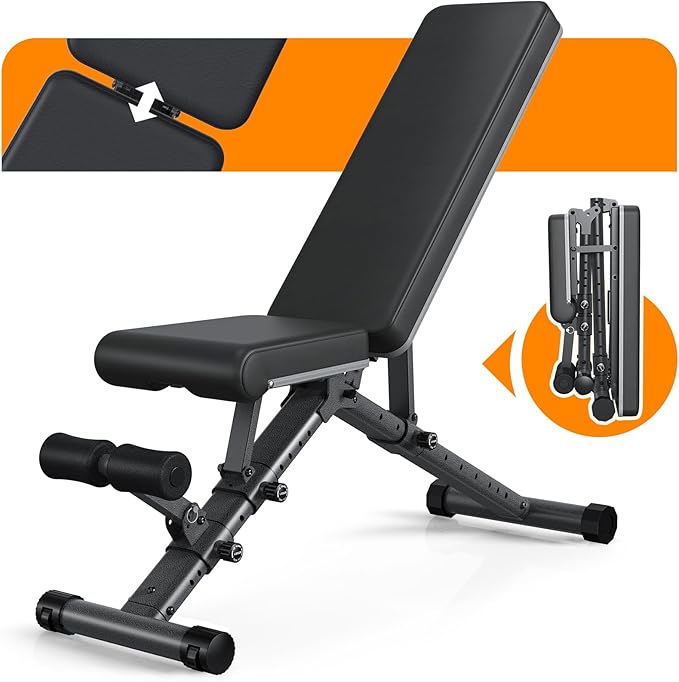 Adjustable Weight Bench for Home - Workout Bench