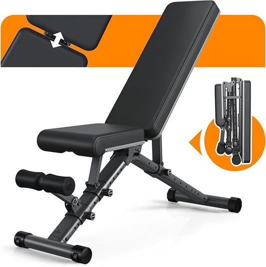 Adjustable Weight Bench for Home - Workout Bench
