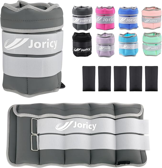 Adjustable Ankle Weights for Women Men Kids 1/2/3/4/5/6/8/10/12/20 1 Pair