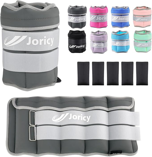 Adjustable Ankle Weights for Women Men Kids 1/2/3/4/5/6/8/10/12/20 1 Pair