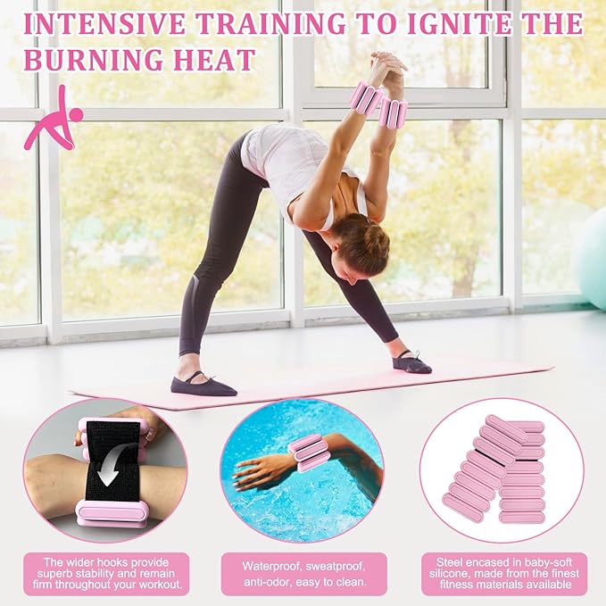 Adjustable Ankle Weights for Women Men Kids Wrist