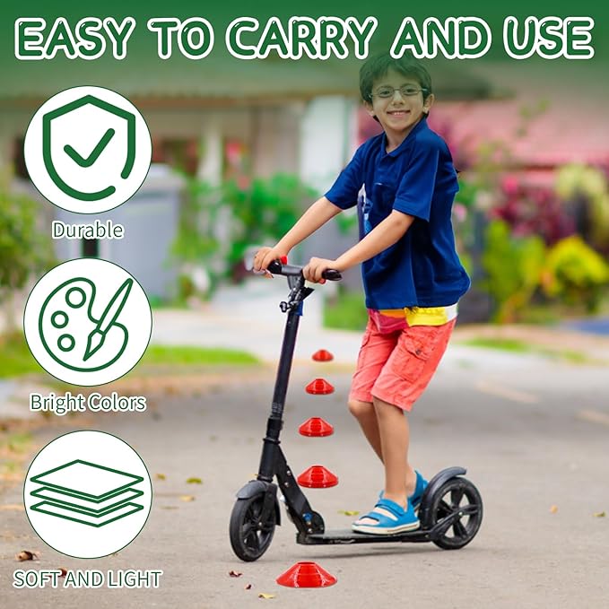 30 Pcs Disc Cones Training Cones Agility Soccer
