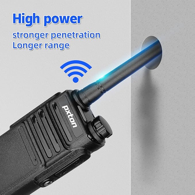 999S Rechargeable walkie talkies for Adults Long Range IP54 Waterproof 10 NOAA (2 Pack)