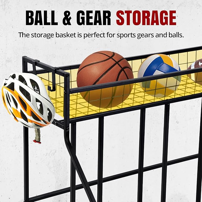 HEALTH LINE PRODUCT 4 Bike Stand Rack, Indoor Bike Storage, Bicycle Rack for Garage - Metal Stability Floor Bicycle Station for Parking Mountain/Road/Hybrid/Fat Tire & Scooters Bike Rack for Garage